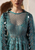 Hussain Rehar Massarat Embroidered Net Unstitched 3Pc Suit - Nagma