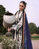 Jugnu Lahore Womenswear Embroidered Khaddar Unstitched 3Pc Suit - NAHRO