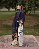 Jugnu Lahore Womenswear Embroidered Khaddar Unstitched 3Pc Suit - NAHRO
