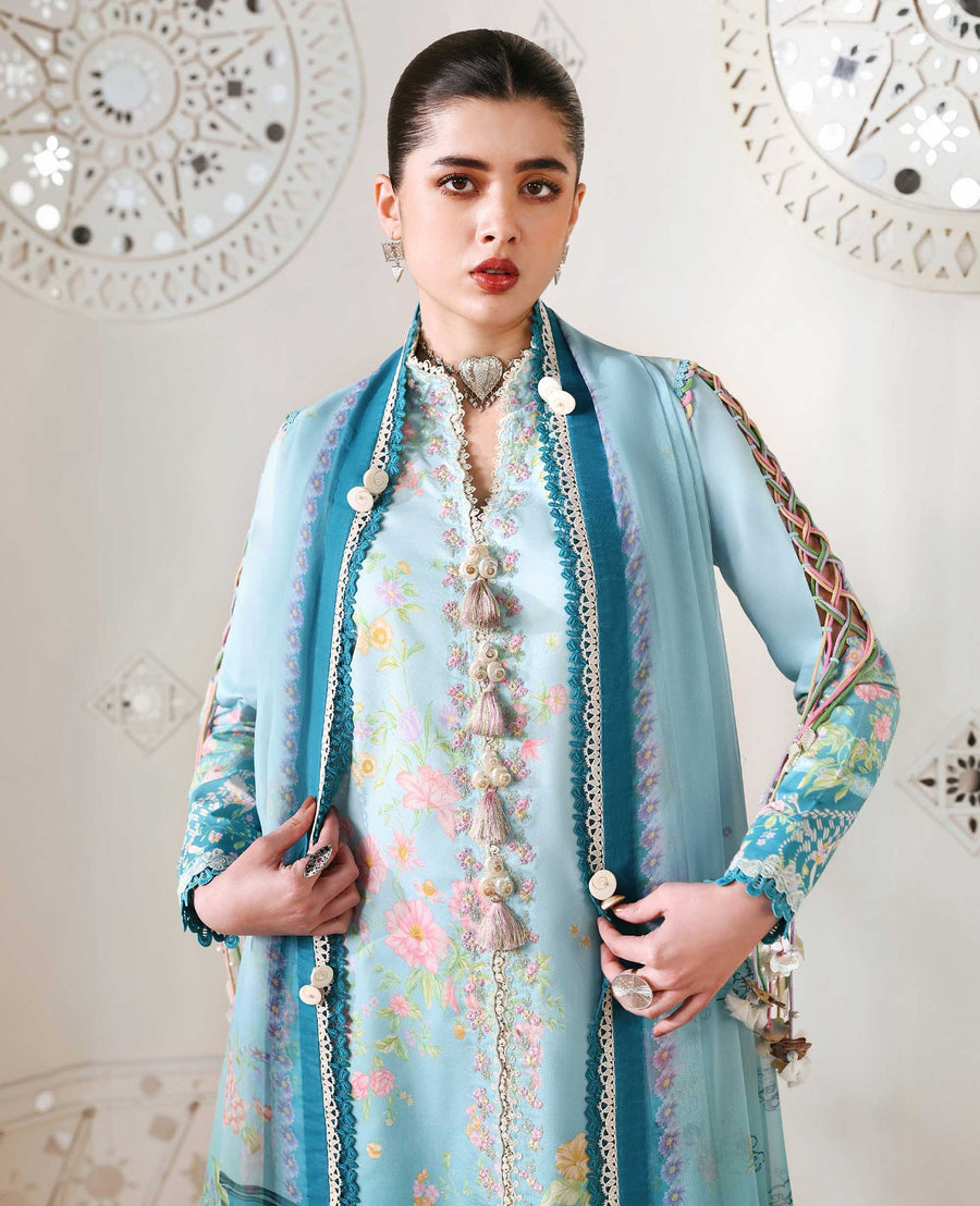 Republic WomensWear Neoma Embroidered Lawn Unstitched 3Pc Suit SP-10 Naïa