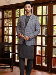 Narkin's Rang-e-Mehfil All Season Men's Unstitched 3Pc Suiting D-01