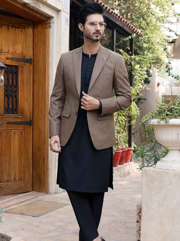 Narkin's Rang-e-Mehfil All Season Men's Unstitched 3Pc Suiting D-04