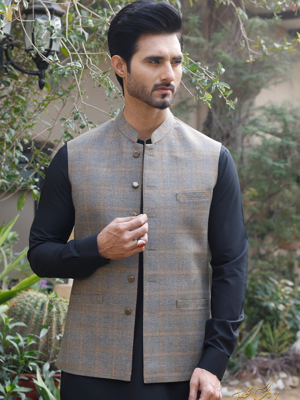 Narkin's Rang-e-Mehfil All Season Men's Unstitched 3Pc Suiting D-06