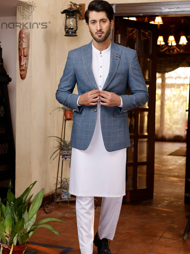 Narkin's Rang-e-Mehfil All Season Men's Unstitched 3Pc Suiting D-17
