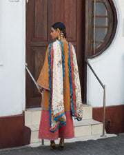 Jugnu by Hussain Rehar Embroidered Lawn Unstitched 3Pc Suit D-04 NAL