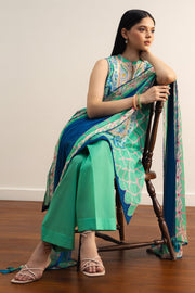Coco by Zara Shahjahan Prints Unstitched Lawn 3Pc Suit D-05A Nami