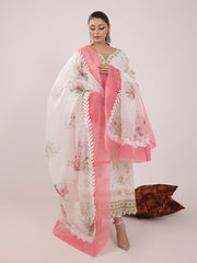 Rangeeli by Faiza Faisal Embroidered Lawn Unstitched 3Pc Suit - Nargis