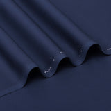 Volga Plus by Dynasty Fabrics Men's Unstitched Cotton Suit - Navy