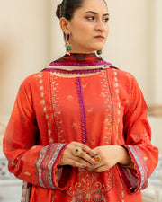 Gulnaar by Noorangi Unstitched Festive Embroidered Lawn 3Pc Suit - Naya