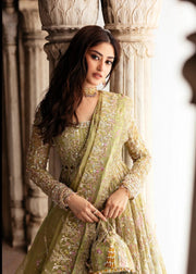 Maahi by Kanwal Malik Embroidered Organza Unstitched 3Pc Suit - NAYAB