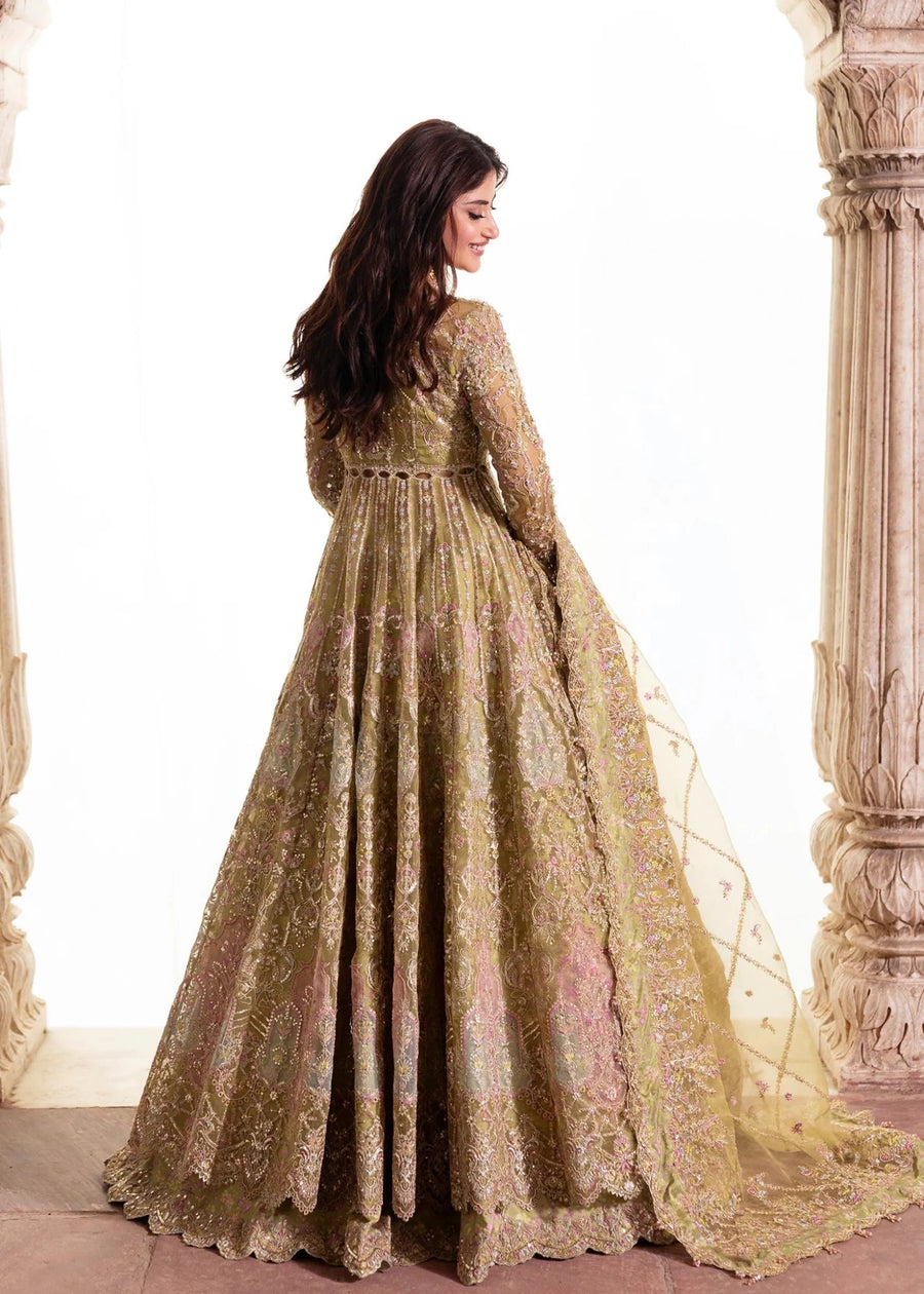 Maahi by Kanwal Malik Embroidered Organza Unstitched 3Pc Suit - NAYAB