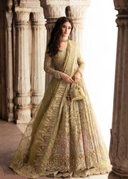 Maahi by Kanwal Malik Embroidered Organza Unstitched 3Pc Suit - NAYAB