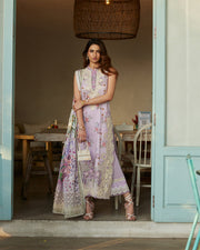 Liliana by Faiza Saqlain Embroidered Lawn Unstitched 3Pc Suit - Nazeli