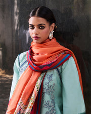 Jugnu by Hussain Rehar Embroidered Lawn Unstitched 3Pc Suit D-06 NEELUM