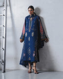 Jugnu Lahore Womenswear Embroidered Karandi Unstitched 3Pc Suit - NEHRI