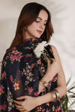 Feathers Premium Printed Lawn Unstitched 3Pc Suit Neon Noir-FT656
