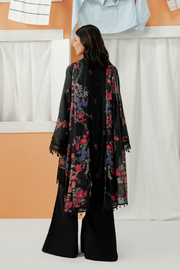 Zarposh Sundaze Embroidered Luxury Lawn Unstitched 3Pc Suit - NERINA