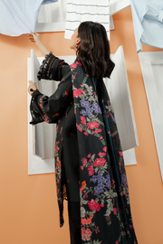 Zarposh Sundaze Embroidered Luxury Lawn Unstitched 3Pc Suit - NERINA