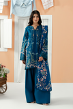 Zarposh Sundaze Embroidered Luxury Lawn Unstitched 3Pc Suit - NEROLI