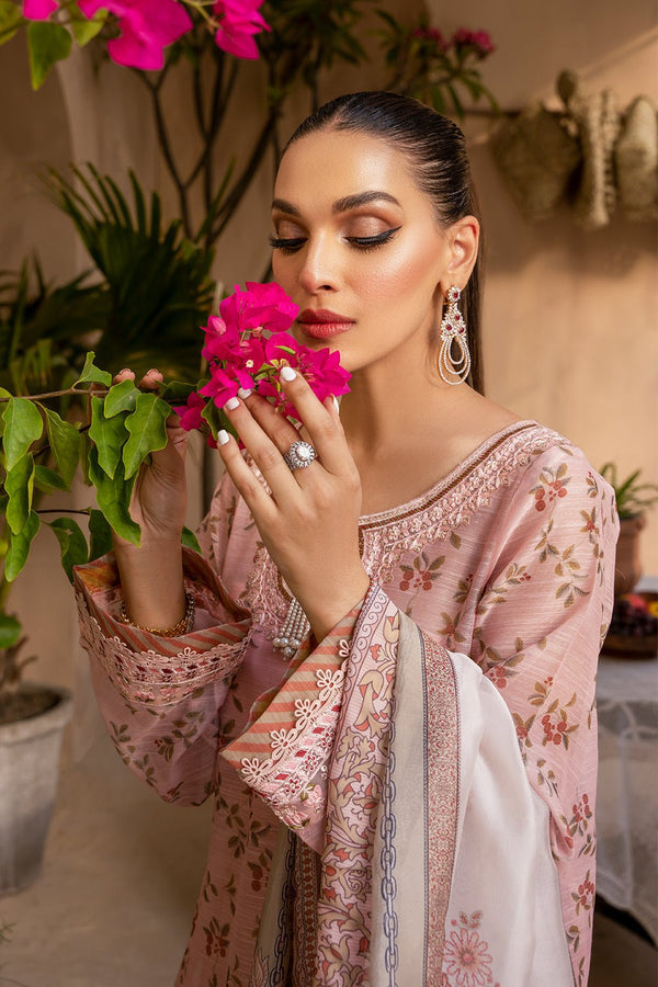 Afshan by Zoya & Fatima Embroidered Monark 4Pc Suit - Nigar