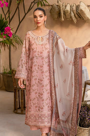 Afshan by Zoya & Fatima Embroidered Monark 4Pc Suit - Nigar