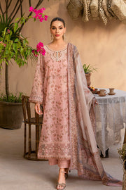 Afshan by Zoya & Fatima Embroidered Monark 4Pc Suit - Nigar