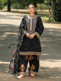 HemStitch The Garden Embroidered Lawn Unstitched 3Pc Suit - Night Jasmine