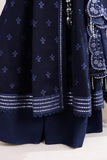 Farasha Luxury Formal Embroidered Chiffon Unstitched 3Pc Suit - Night Prism