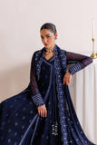 Farasha Luxury Formal Embroidered Chiffon Unstitched 3Pc Suit - Night Prism