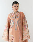 Jugnu Lahore Spring Summer Unstitched Embroidered Cotton 3Pc Suit - Nila