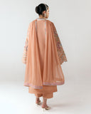 Jugnu Lahore Spring Summer Unstitched Embroidered Cotton 3Pc Suit - Nila