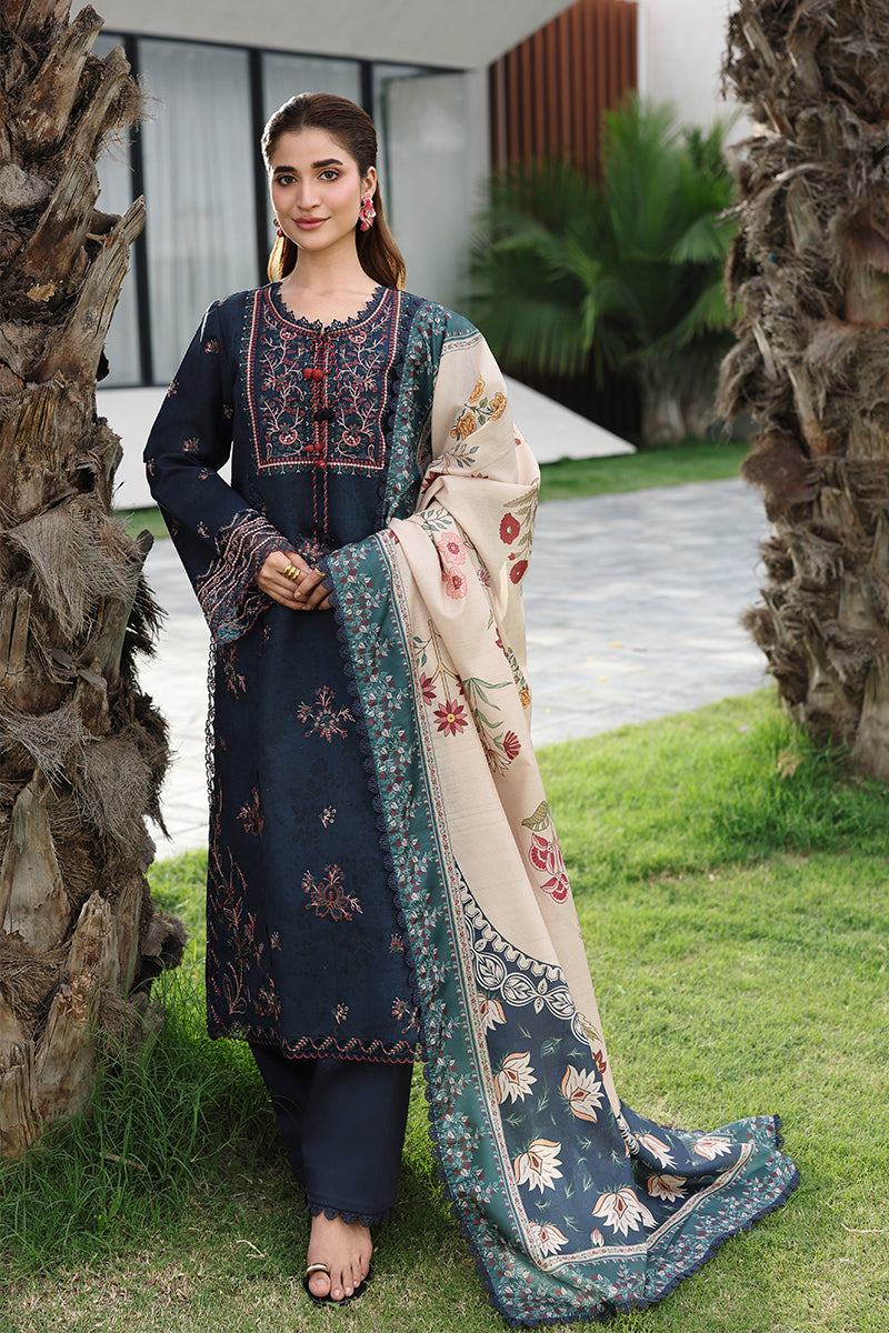 Rang Rasiya Florence Festive Embroidered Lawn Unstitched 3Pc Suit - NILOFER