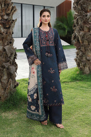 Rang Rasiya Florence Festive Embroidered Lawn Unstitched 3Pc Suit - NILOFER