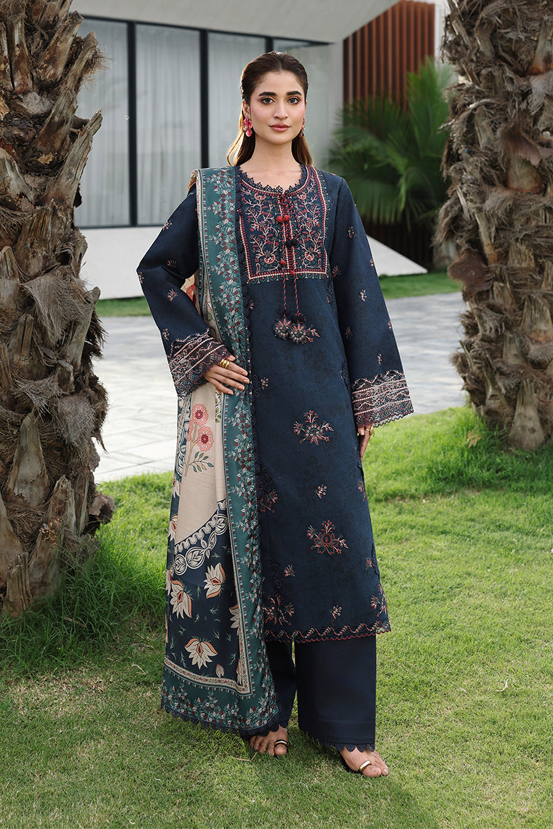 Rang Rasiya Florence Festive Embroidered Lawn Unstitched 3Pc Suit - NILOFER