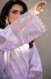Seran Afsanah Embroidered Lawn Unstitched 3Pc Suit D-09 NIMA
