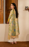 Asifa & Nabeel Meraki Vintage Embroidered Lawn Unstitched 3Pc Suit MVL25-04 Nimbu Pani