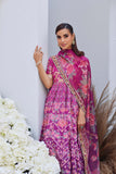 Mina Hasan Embroidered Raw Silk Unstitched 3Pc Suit - Nisha