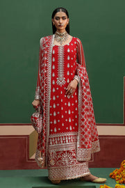 Afrozeh Shehnai Unstitched Wedding Formal 3Pc Suit AFS-24-02 Nishat