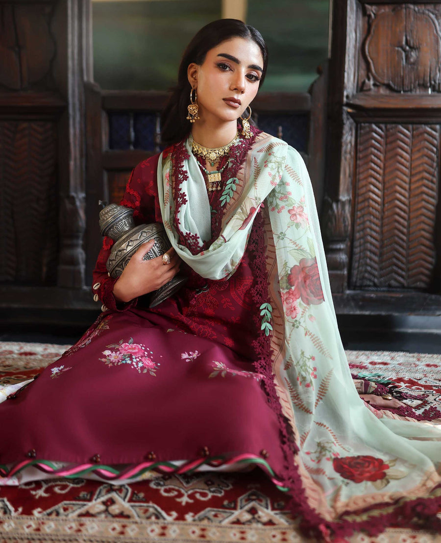 Republic WomensWear Neoma Embroidered Lawn Unstitched 3Pc Suit SP-06 Noéa