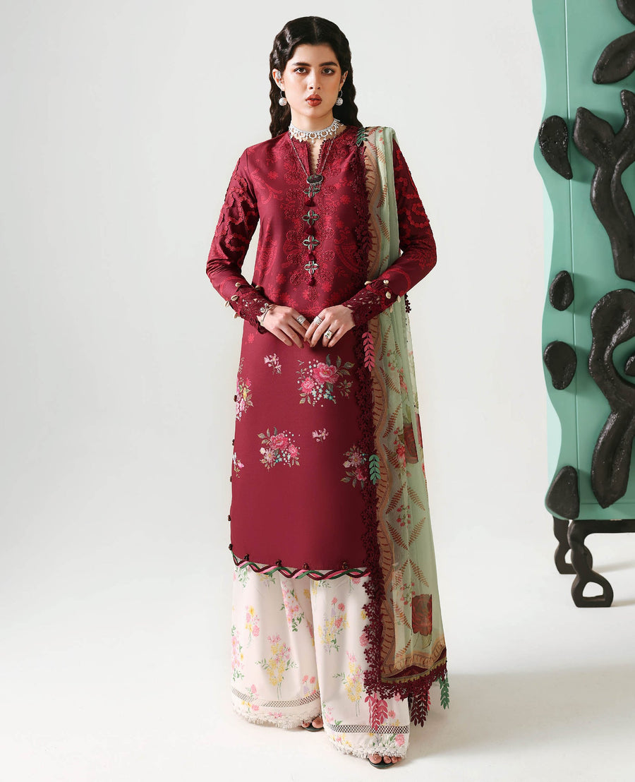 Republic WomensWear Neoma Embroidered Lawn Unstitched 3Pc Suit SP-06 Noéa