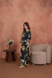 Feathers Premium Printed Lawn Unstitched 3Pc Suit Noir Magnolia Luxe-FT718