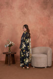 Feathers Premium Printed Lawn Unstitched 3Pc Suit Noir Magnolia Luxe-FT718