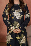 Feathers Premium Printed Lawn Unstitched 3Pc Suit Noir Magnolia Luxe-FT718