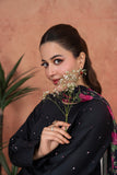Feathers Premium Embroidered Lawn Unstitched 3Pc Suit -  Noir Rose-Quartz Minimal