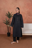 Feathers Premium Embroidered Lawn Unstitched 3Pc Suit -  Noir Rose-Quartz Minimal