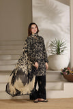 Feathers The Imperial Bloom Printed Lawn Unstitched 3Pc Suit Noir Safari-FT661