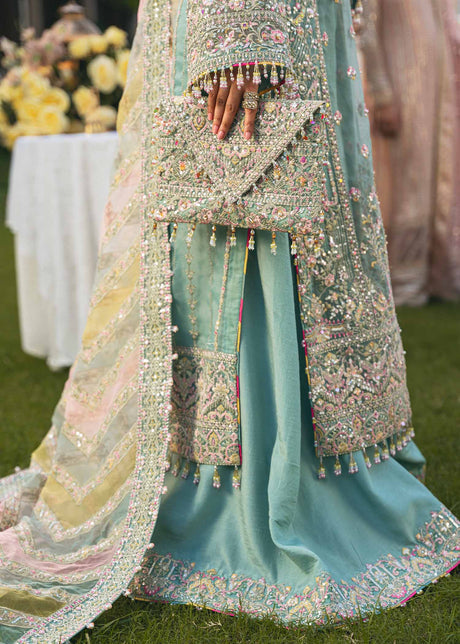 Maahi by Kanwal Malik Embroidered Organza Unstitched 3Pc Suit - NOOR