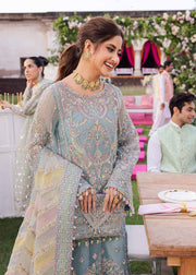 Maahi by Kanwal Malik Embroidered Organza Unstitched 3Pc Suit - NOOR