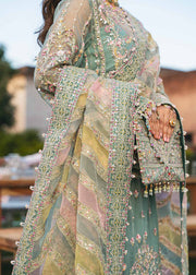Maahi by Kanwal Malik Embroidered Organza Unstitched 3Pc Suit - NOOR