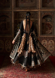 Hussain Rehar Massarat Embroidered Raw Silk Unstitched 3Pc Suit - Noor Jehan